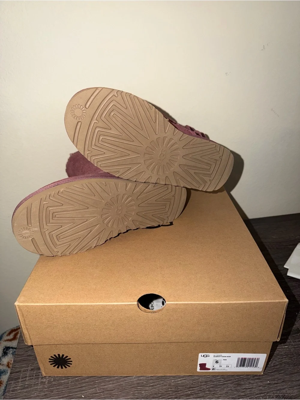 UGG Bailey Suede Bow Boots